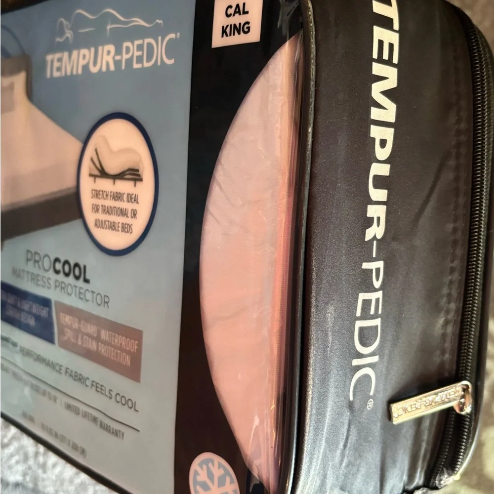 Temper-pedic cool mattress protector New cal king